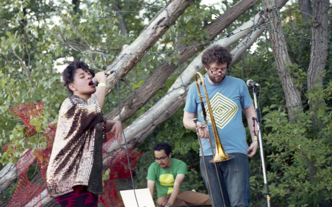 Lido Pimienta: A deck, some orange cylinders, and some music