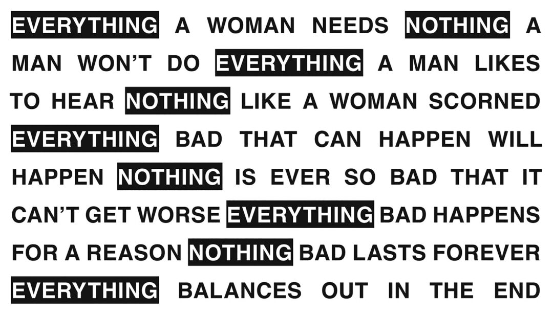 Kelly Mark: Everything and Nothing Between Us