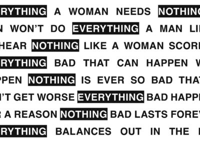 Kelly Mark: Everything and Nothing Between Us